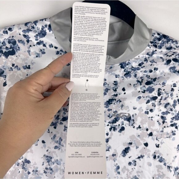 Nwt - Garneau, Art Factory Jersey, Women’s - Blue/Gray/White. Size: Xl. - Picture 5 of 16